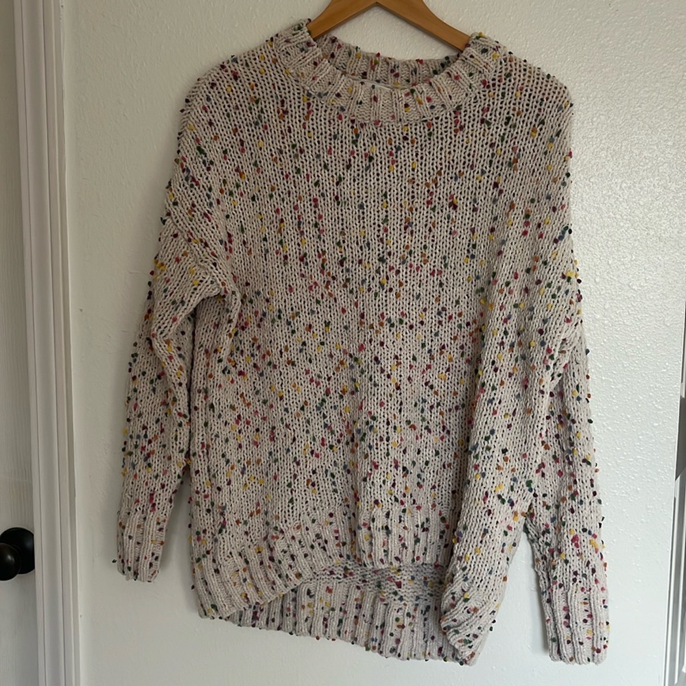 Seven Brand sweater. Size small, but fits loose and baggy.